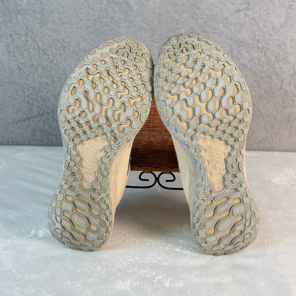 Nike Revolution 6 Next Nature Men's 10 Oatmeal Black Running Shoes DC3728-101 - Picture 10 of 11